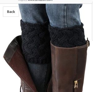 BLACK BOOT WARMERS